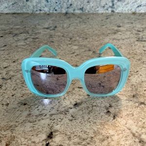 Quay “Day After Day” Oversized Mint Sunglasses